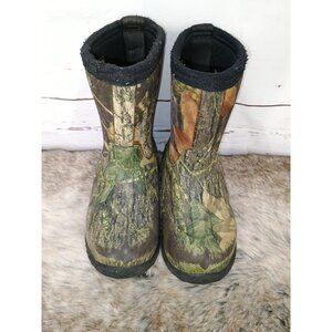 BOGS Youth Size 9 Waterproof Insulated Camo Boots -30° Cold‎ Wea